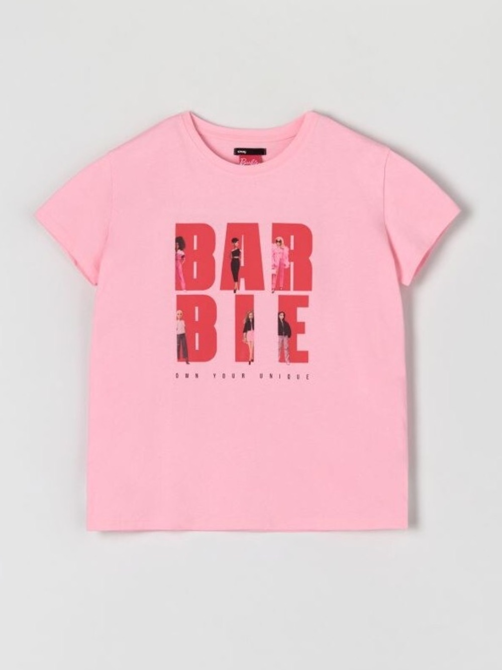 Barbie Women's Graphic Tee Shirt Cotton Pink Licensed Product XS L NWT